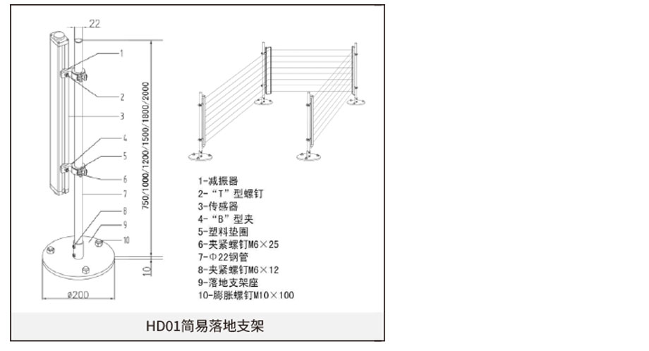 安全光柵安裝圖